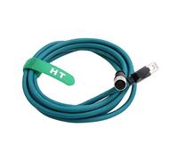 HangTon Câble Ethernet M12 A Code 8 Broches Femelles vers RJ45 Cat-7e Cordon de raccordement pour capteur d'actionneur Industriel Application d'automatisation du réseau Profibus 5m