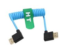 HangTon Câble HDMI 2.1 4K 120hz 60p 8K 30p droit/gauche pour caméra Ninja V SmallHD BMPCC 6K Feelworld Panasonic, Sony, Canon, Nikon, ZCAM