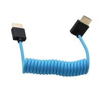HangTon Câble HDMI type A 8K 4K pour ATOMOS Ninja V Shinobi, Sony A9III A7RV A7M4 FX3 FX30 FX6, Canon C80 C70 R1 R5 Mark II, Panasonic BGH1 S5IIX S1RII G9M2 GH5II, tressé bleu