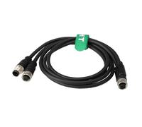 HangTon Câble répartiteur d'actionneur de capteur M12 pour Mueller TURCK Industrial Factory Automation PLC CANopen I/O Profibus, 4 broches, 3 m