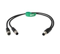 HangTon Câble répartiteur M12 4 broches pour Banner Turck, automatisation industrielle, actionneur de distribution d'énergie, capteur CAN, IP67 en PVC blindé 8 m