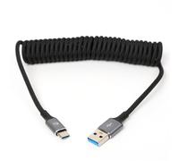 HangTon Câble USB de type A vers type C, PD 45 W, charge rapide, CarPlay, câble de données pour appareil photo Sony Canon R5C Nikon, iPhone 15 16 Pro, Galaxy S23, LG V50, iPad, MacBook Pro, ordinateur