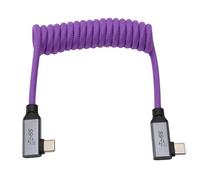 HangTon Câble USB de type C, enregistrement vidéo 4K, données super rapides, alimentation 5/9/12/15/20 V pour Samsung SSD LUMIX Nikon Canon Sony Camera iPhone moniteur d'ordinateur portable, USB-C à
