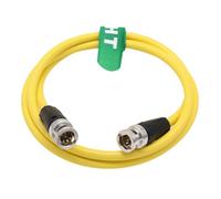 HangTon Câble vidéo BNC 12G SDI 4K 60P pour Sony FX6 FX9 CineAlta Venice Camera Ninja V SmallHD Hollyland Portkeys Feelworld Monitor Teradek, Yellow Canare 30 cm