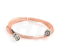 HangTon Câble vidéo BNC HD SDI adaptateur coaxial à faible perte de signal de transmission 50 Ohm RG316 BNC mâle vers mâle pour moniteur d'appareil photo (5 m)