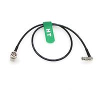 HangTon Câble vidéo HD Micro BNC vers BNC 6G SDI à angle droit haute densité pour Blackmagic Video Assist 4K Moniteur DJI Lightbridge 2 30 cm