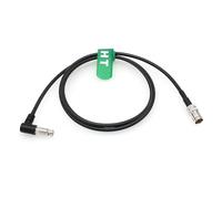 HangTon Câble Vidéo SDI 6G Haute Densité pour Moniteur Blackmagic Video Assist 4K 5" Adaptateur Micro BNC HD vers BNC Femelle Angle Droit 30cm