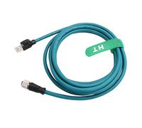 HangTon Capteur d'actionneur Industriel Profibus câble Ethernet M12 a pour Applications d'automatisation de réseau - Bus codé 8 Broches vers Cavalier RJ45 Cat - 7e 3M