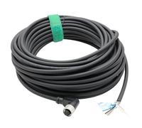 HangTon Capteur d'actionneur M12 à code A 5 broches femelle 90 degrés vers câble volant pour contrôle industriel, dispositif réseau DeviceNet, CANopen, IO Link, Profibus 5 m