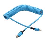 HangTon CarPlay Câble USB-C à charge rapide 9/12/15/20 V 3 A 60 W tressé en spirale pour iPhone 15 16, Galaxy S24, Pixel 9, ThinkPad X1, iPad, MacBook Pro, appareil photo R6 A7CR FX3 S1H, ordinateur