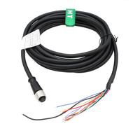 HangTon Cognex Data Man 24V Power IO Cable M12 a - Codage 12 Broches Femelle à actionneur Industriel capteur réseau automatisation Fil de vol 2m