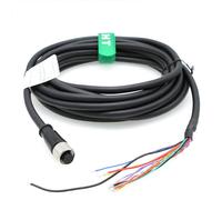 HangTon Cognex in Sight 7000 24V Alimentation IO câble M12 a Codage 12 Broches Femelle à actionneur Industriel capteur Profibus Network Automation 1 m Fly Line