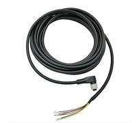 Hangton cognex in - Sight 7000 24V Power IO Cable M12 a - Codage 12 Broches Femelle Angle Droit à la Ligne de vol pour actionneurs industriels capteurs automatisation de réseau CCB - pwrio 10m