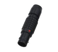 HangTon Connecteur 0B FGG à 3 broches mâle circulaire compatible avec Lemo Noir