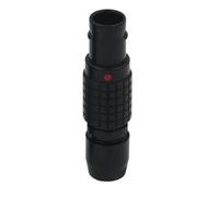 HangTon Connecteur mâle circulaire 0B FGG 302 à 2 broches compatible avec Lemo (2 broches, noir FGG)