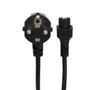 HangTon Cordon d'alimentation Euro Schuko Plug CEE7/7 to IEC320 C5 Mickey Mouse for Laptop Computer AC Adapter Cable 250V 2.5A 1m