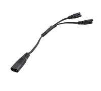HangTon Cordon d'alimentation IEC320 C8 vers 2x C7 Figure 8 pour Ordinateur portable PS4 LED Appareils ménagers 12".