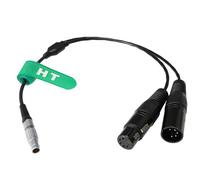 HangTon DMX Câble répartiteur 2 voies pour console Aputure Storm 80c, Sidus One 3 broches vers 5 broches DMX512