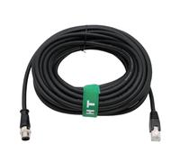 HangTon Ethernet Cable M12 D-Code 4 Pin to RJ45 Network Cable for Keyence IV2 SR Datalogic 410N 450 Sick Omron Sensor 10m