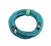 HangTon Ethernet M12 4 Pin D-Coded RJ45 CAT5e Cable for Datalogic Scanner Matrix 120 210N 300N 410N 450 DS2100N DS2400N DS5110 Vision System Profinet Network Power Sensor Camera 20m