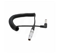 HangTon Follow Focus Motor Câble d'alimentation spiralé DC Barrel vers 6 broches pour système de contrôle de lentille sans fil DJI RS2