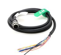 HangTon GPIO Câble M12 A codé 12 pôles mâles vers extrémité ouverte pour lecteur de code RFID Zebra FXR90 KATHREIN RRU ARU 5 m
