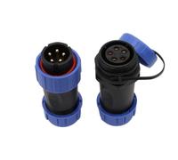 HangTon HE21 Connecteur 5 broches étanche circulaire à déconnexion rapide mâle femelle pour appareils électriques industriels