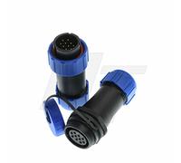 HangTon HE21 Connecteur à 10 broches étanche mâle femelle pour câble de montage, prise circulaire d'alimentation aéronautique à déconnexion rapide