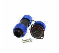 HangTon HE21 Connecteur d'alimentation 9 broches étanche circulaire mâle prise femelle panneau prise aviation déconnexion rapide