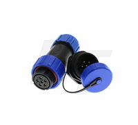 HangTon HE21 Power Industriel Étanche IP68 Connecteur Électrique Circulaire Femelle Prise Mâle Montage Panneau Prise (6 broches)