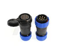 HangTon HE29 7 broches 25 A alimentation électrique maison audio vidéo projet étanche IP68 connecteur circulaire mâle femelle
