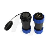 HangTon HE29 Connecteur circulaire mâle femelle 10 broches 10 A pour extérieur Fileté 14 AWG