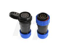 HangTon HE29 Connecteur d'alimentation 9 broches étanche IP68 circulaire mâle femelle pour transformateur électrique industriel
