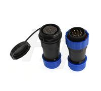 Hangton HE29 Prise de courant industrielle étanche IP68 Connecteur circulaire mâle femelle 12 pin