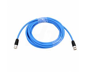 HangTon HT 12G 4K original SDI câble vidéo coaxial BNC à BNC canare LV - 61s 75 ohms pour caméra moniteur enregistreur Flex Shield 5m bleu