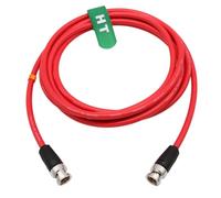 HangTon HT 12G 4K original SDI câble vidéo coaxial BNC à BNC canare LV - 61s 75 ohms pour moniteur d'appareil photo Flex Shield 3M rouge