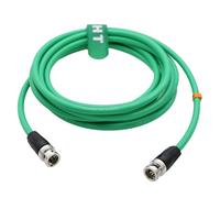 HangTon HT full size BNC 12G 4K SDI câble coaxial vidéo rolan enregistreur SDI convertisseur canare LV - 61s 75 ohm Flex Shield 1m vert