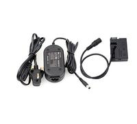 HangTon LP-E8 Kit adaptateur secteur pour appareil photo reflex numérique Canon EOS Rebel T5i T4i T3i T2i, 700D 650D 600D 550D, Kiss X6 X5 X4 DSLR (DR-E8 et adaptateur) (adaptateur secteur)