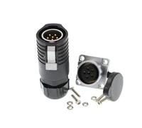 HangTon LP20 Connecteur 6 broches femelle mâle étanche IP67 Connexion rapide électrique