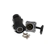 HangTon LP20 Connecteur d'alimentation 4 broches étanche électrique femelle Prise de courant 30 A Haute tension