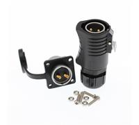 Hangton LP20 Connecteur d'alimentation étanche 2 Broches pour Port Solaire RV, Charge Solaire Furrion, lp20