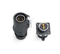 HangTon LP20 Connecteur d'alimentation étanche à 2 broches pour cloison industrielle mâle Prise femelle AC 500 V/30 A