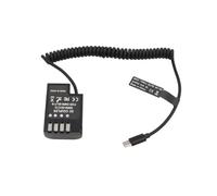HangTon PD Batterie factice USB C pour appareil photo reflex numérique Panasonic Lumix DMC GH5 GH5S G9 GH4 GH3 9 V/12 V Type-C vers DMW-BLF19 DCC12