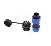 HangTon SD13 7 broches prise panneau prise aviation circulaire étanche IP68 connecteur mâle femelle pour système d'alimentation extérieur