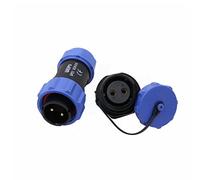Hangton sp21 2 Broches étanche à l'eau Aviation Rond connecteur 30A 12 / 24V Alimentation AC DC extérieur Solaire Portable Station électrique Application Automobile