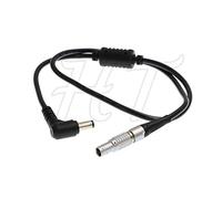 HangTon Steadicam 0B Câble d'alimentation à angle droit 3 broches vers CC pour moniteur d'assistance vidéo Blackmagic 61 cm