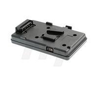 HangTon Support de Batterie à Monture en V vers Adaptateur de Plaque à Montage en Or à 3 Goujons pour Panasonic Camer Anton Bauer IDX Sortie D-Tap (A-GP-S)