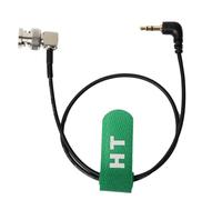 HangTon Timecode Câble mini jack 3,5 mm à angle droit vers BNC pour synchronisation Tentacle vers caméra et table de mixage 15,2 cm
