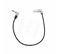 HangTon Timecode Câble TRS 3,5 mm vers le haut 5 broches à angle droit pour synchronisation Tentacle vers la mini caméra Alexa