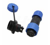 HangTon TY16 Connecteur d'alimentation 2 broches 16 A M16 mâle femelle Borne à vis sans soudure pour éclairage de voiture solaire extérieur camion aviation étanche